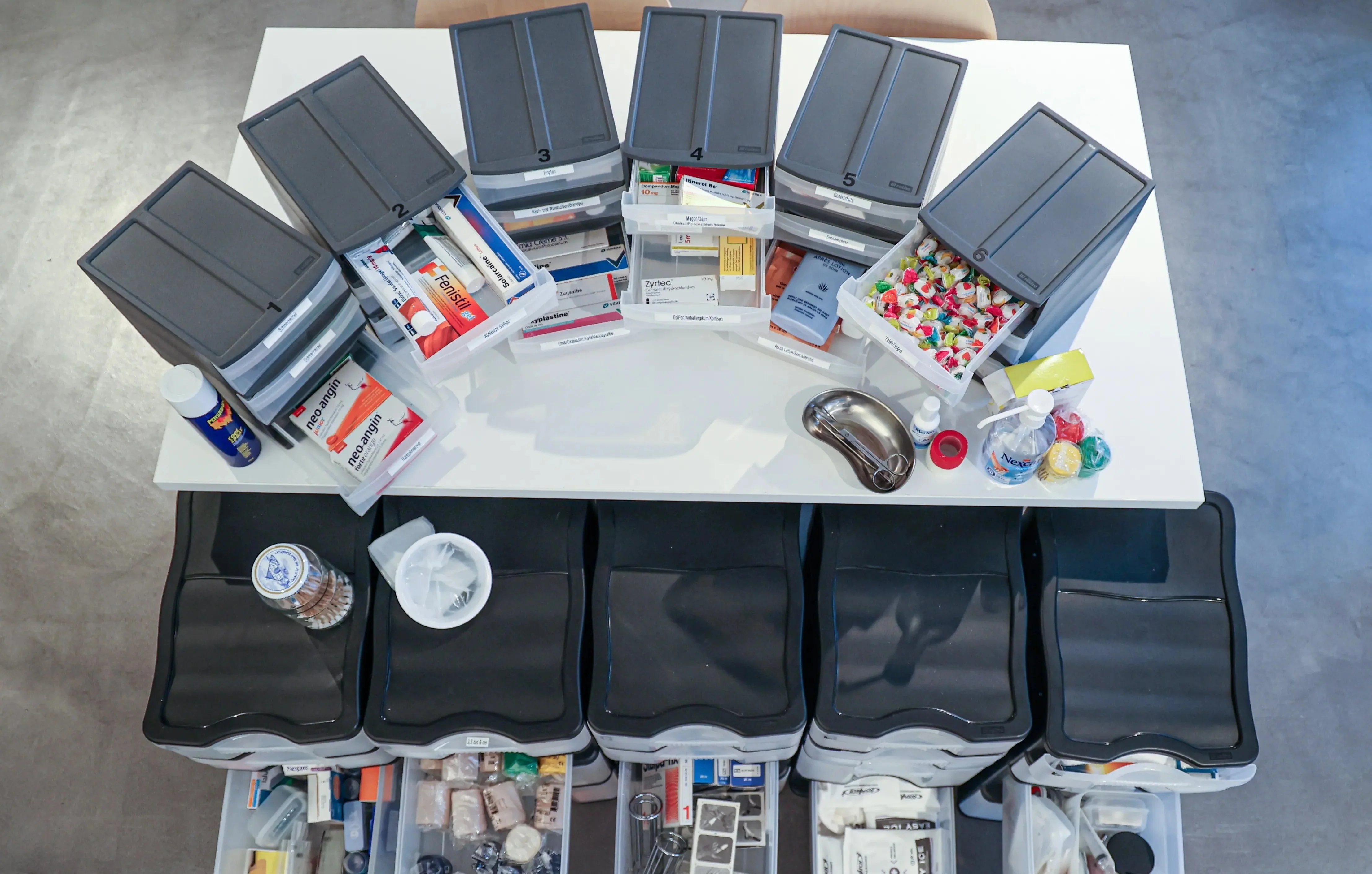 Postenmaterial – Erste-Hilfe-Ausrüstung