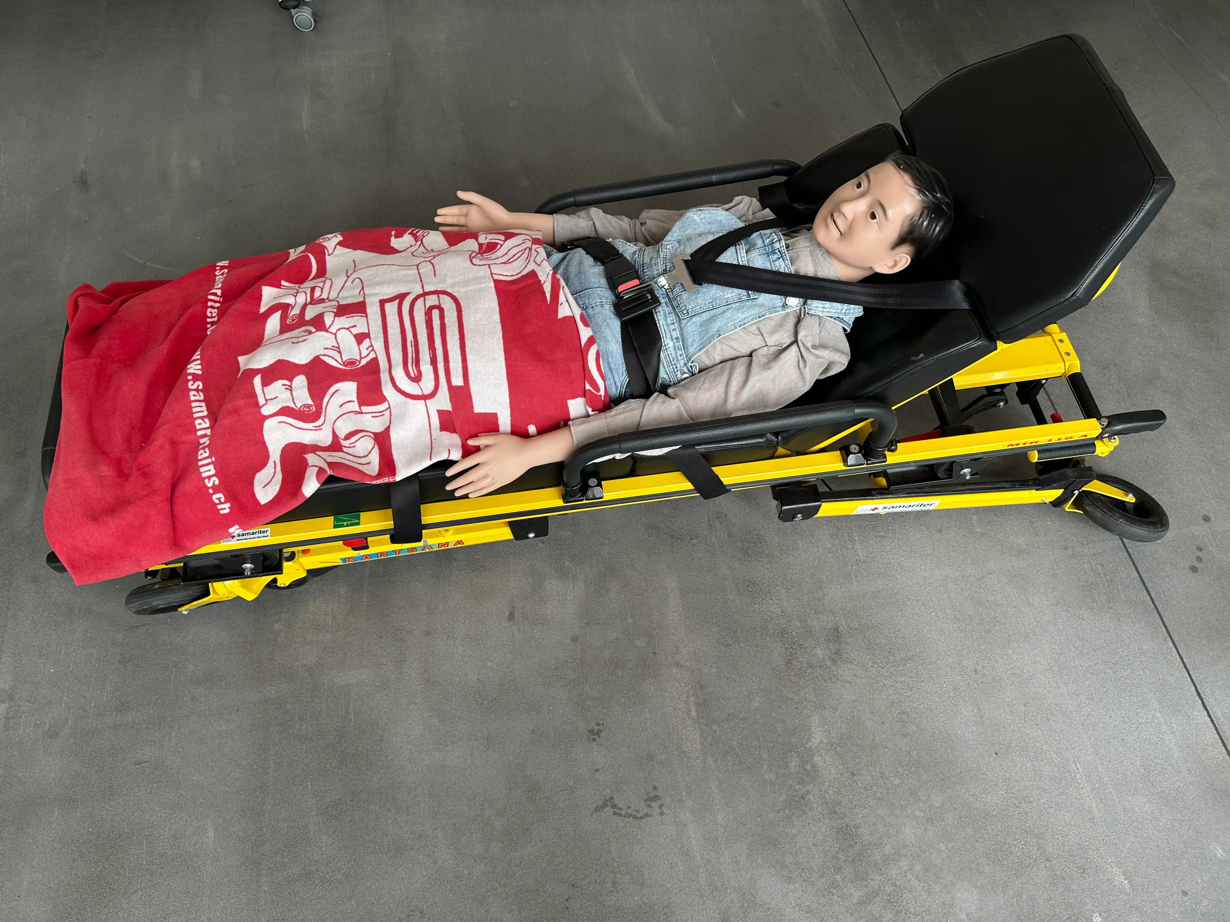 Tragbahre (gelb) Ansicht 1